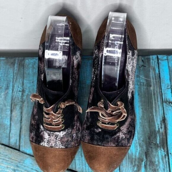 Desigual Heeled Boots SIZE 36=5.5 - Picture 4 of 13